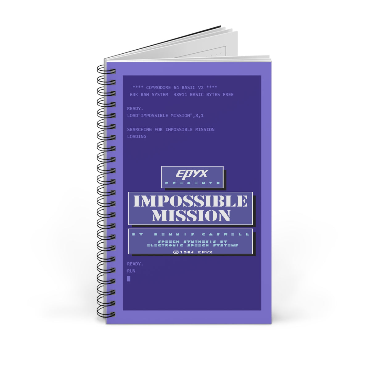 Impossible Mission Title - Notitieboek Printify