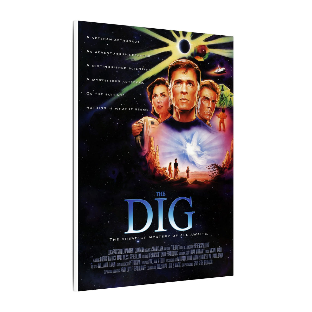 The Dig (filmposter) - Canvas Printify