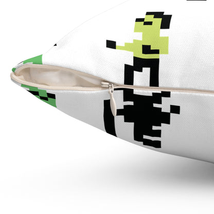 Bruce Lee Spun Polyester Square Pillow 