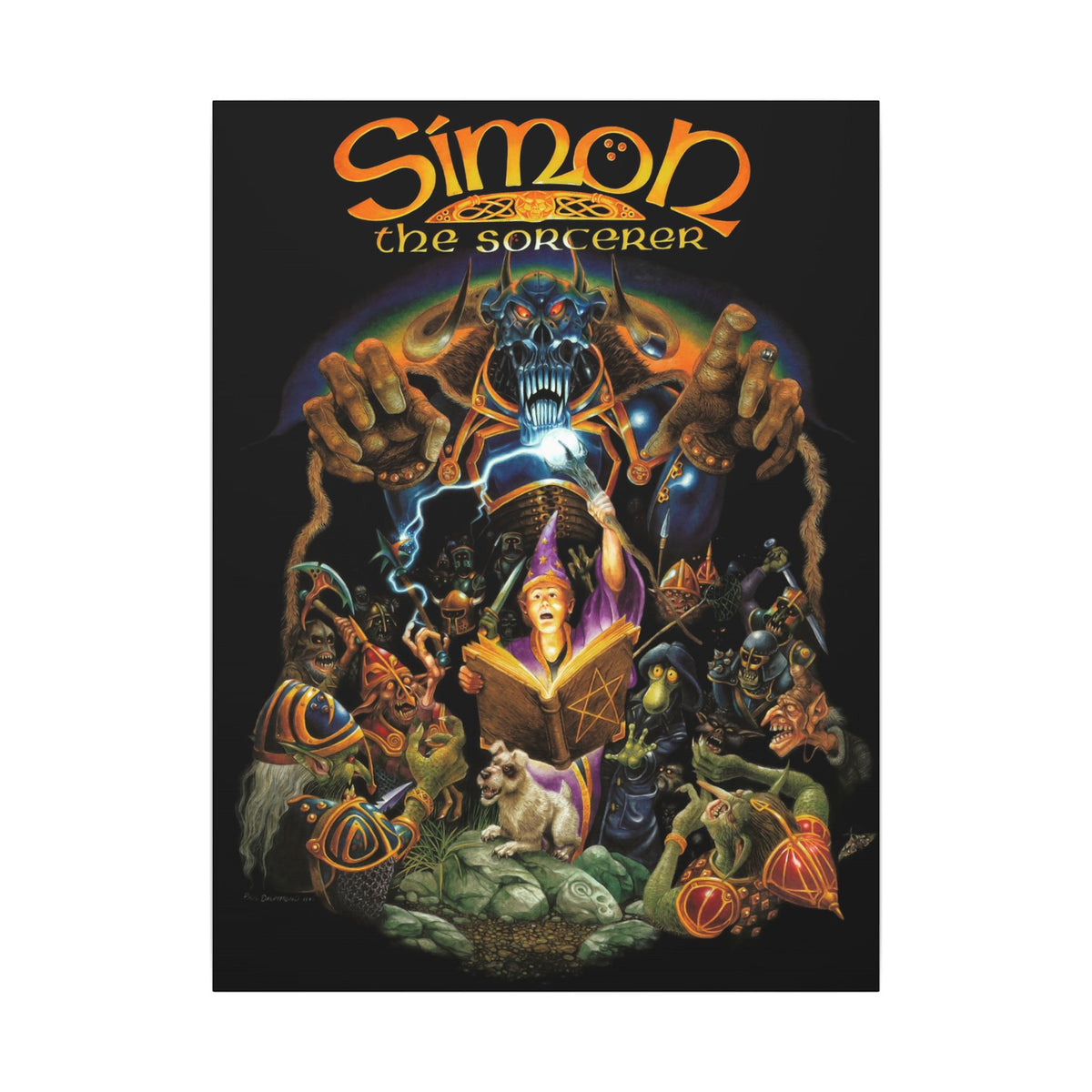 Simon the Sorcerer - Canvas Printify