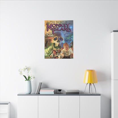 The Secret of Monkey Island - Canvas Printify