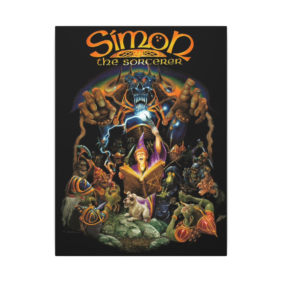 Simon the Sorcerer - Canvas Printify