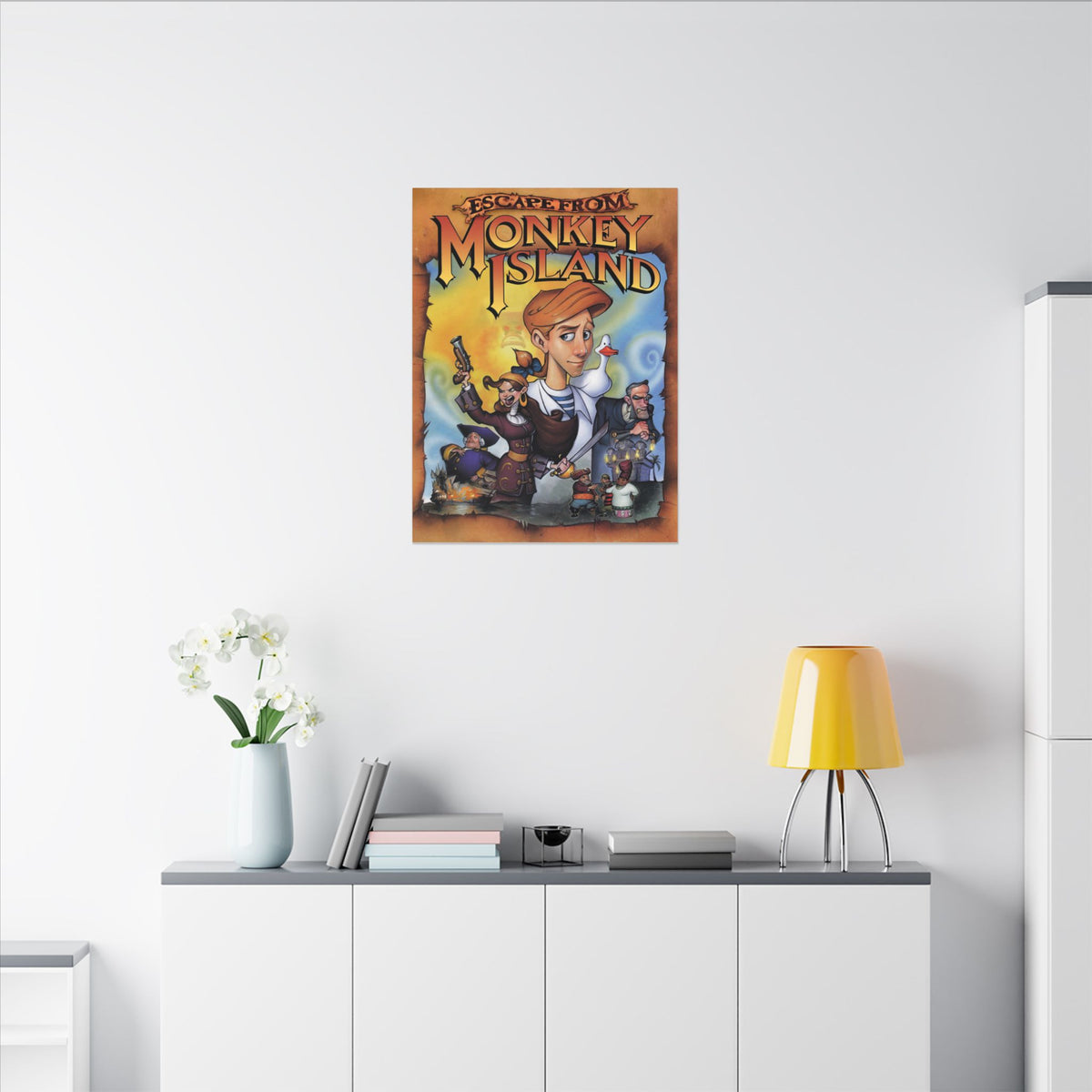 Escape from Monkey Island - Canvas Printify