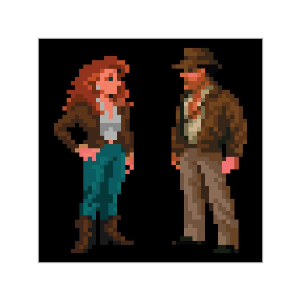 Indiana Jones and the Fate of Atlantis - Sticker Printify