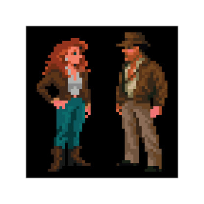 Indiana Jones and the Fate of Atlantis - Sticker Printify