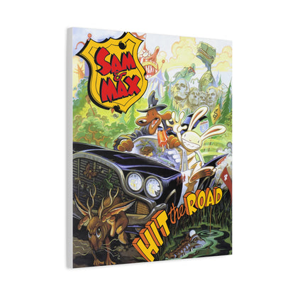 Sam &amp; Max Matte Canvas, Stretched, 1.25" 