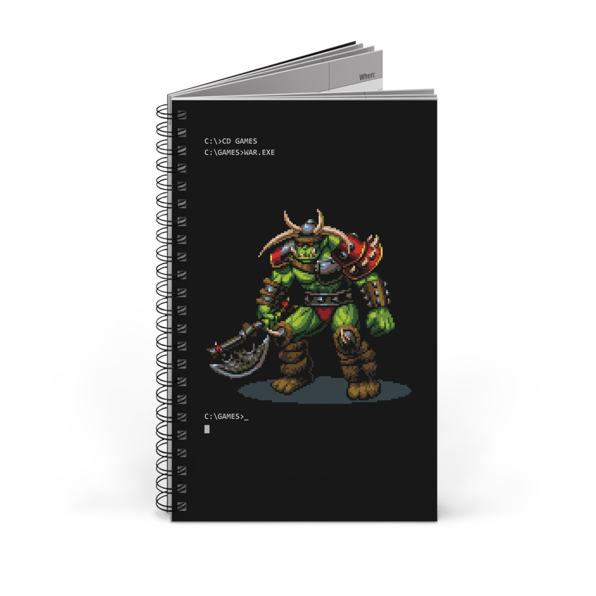 Warcraft Orc - Notitieboek Printify