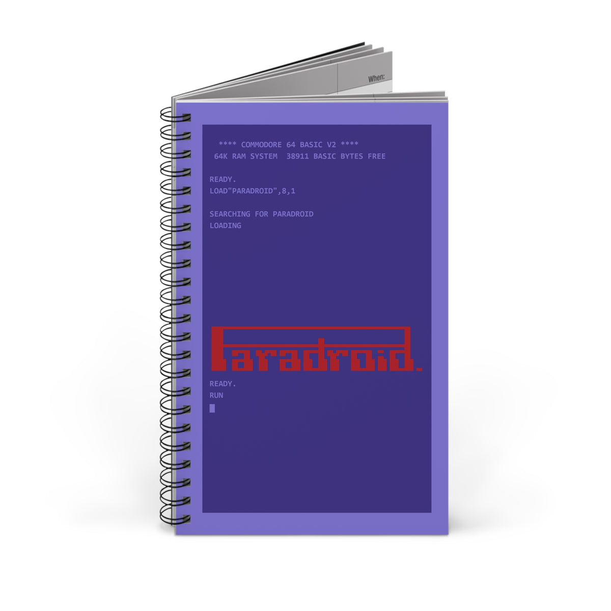 Paradroid - Notitieboek Printify