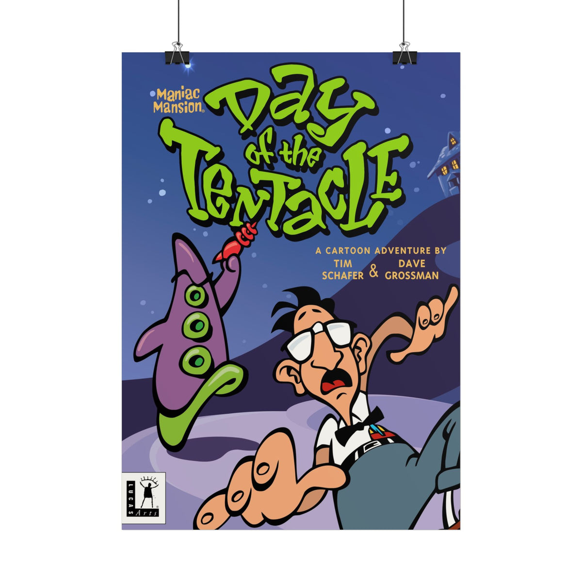 Day of the Tentacle - Remastered Cover Art - Poster Printify
