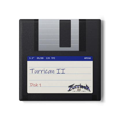 Turrican II - Floppy Onderzetter Printify