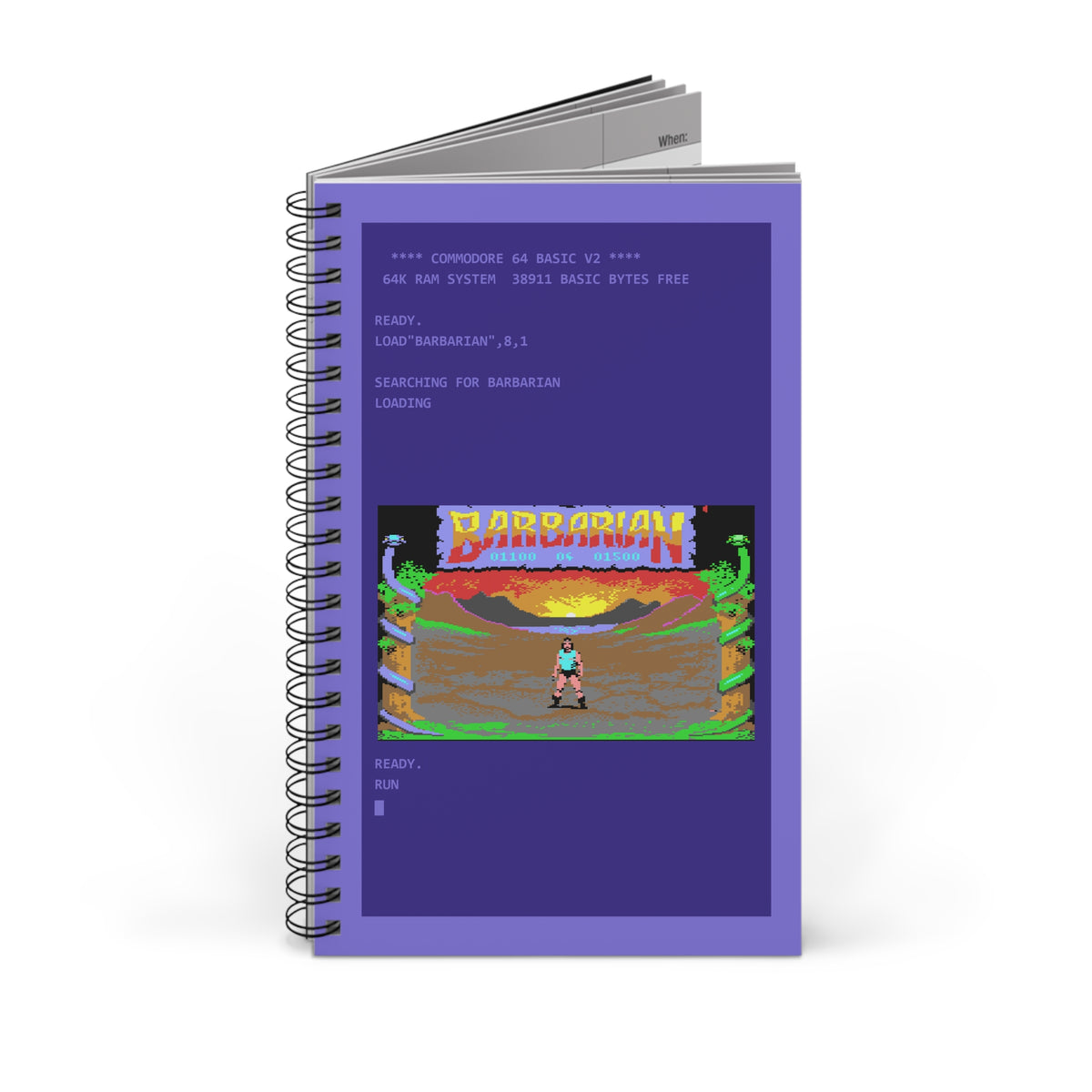 Barbarian - Notitieboek Printify