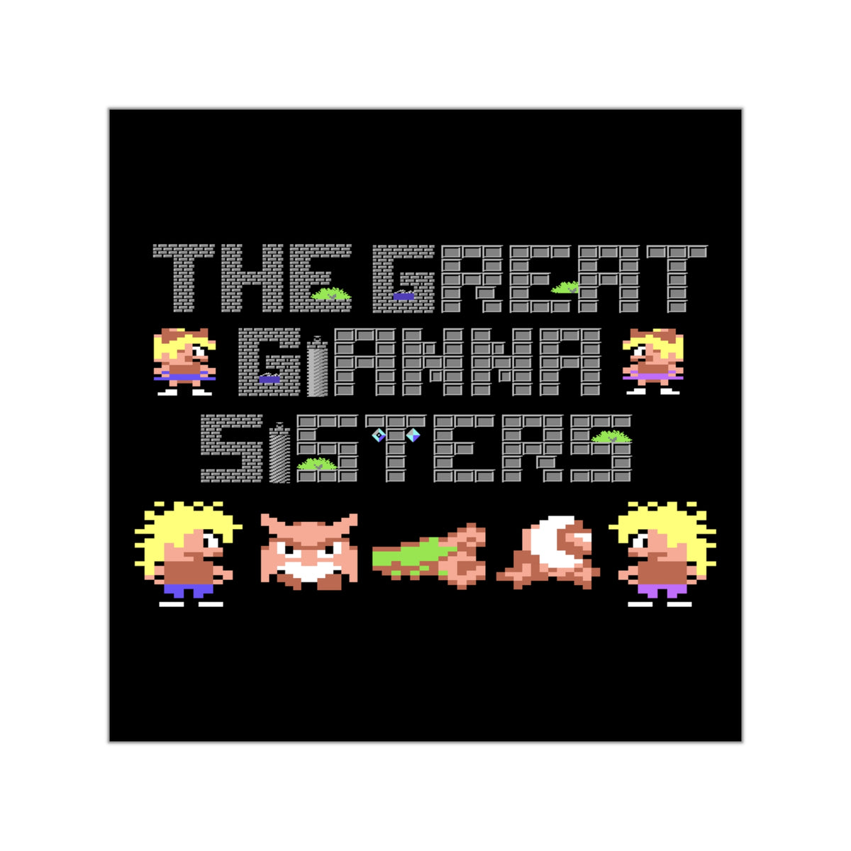 The Great Giana Sisters - Sticker Printify