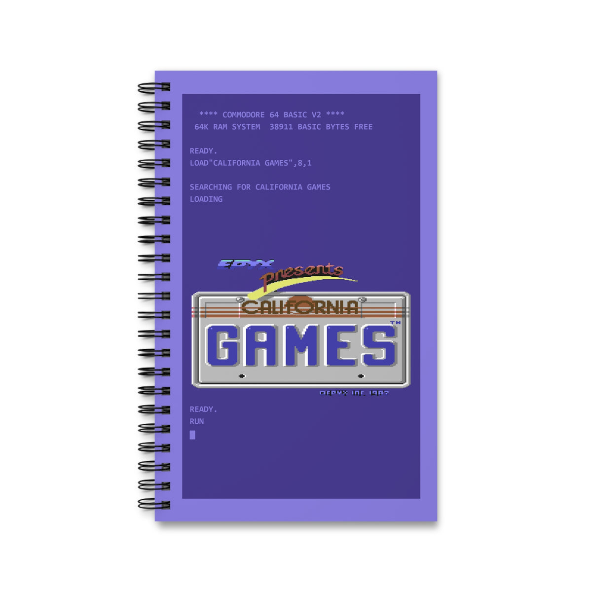 California Games - Notitieboek Printify