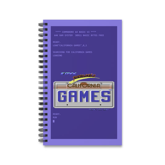 California Games - Notitieboek Printify