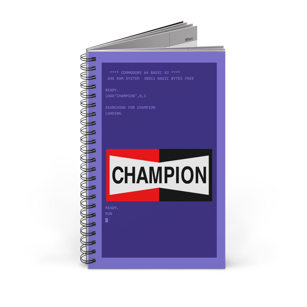 Champion - Notitieboek Printify