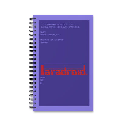 Paradroid - Notitieboek Printify