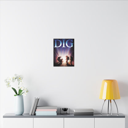 The Dig (astronauten) - Canvas Printify