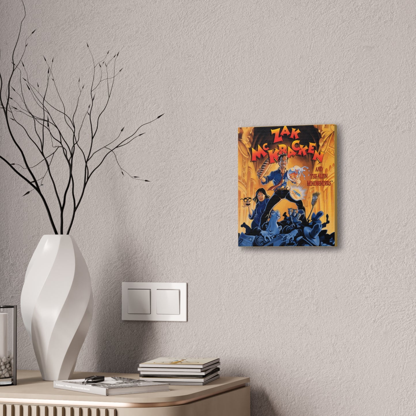 Zak McKracken Poster Canvas