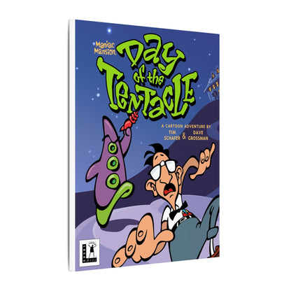 Day of the Tentacle - Remastered Cover Art - Canvas Printify