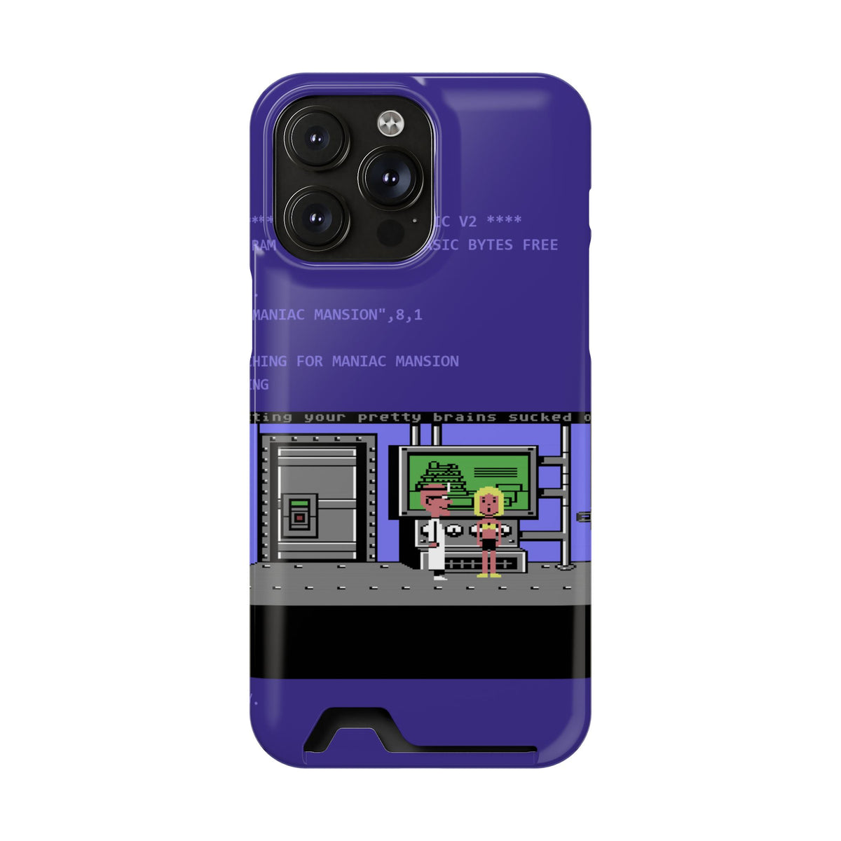 Maniac Mansion - Telefoonhoesje Printify