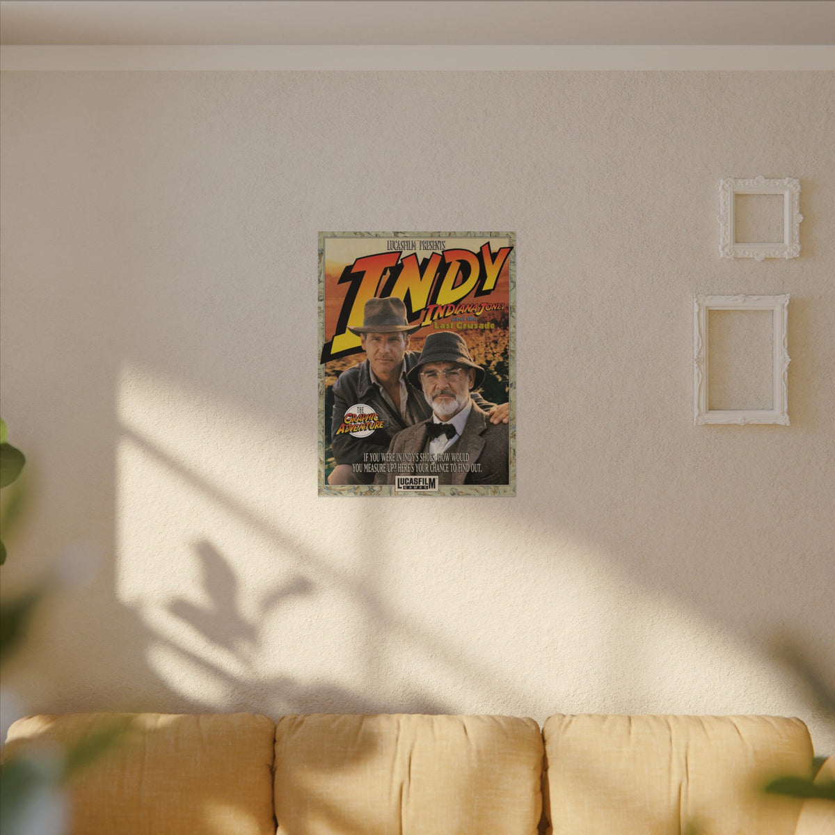 Indiana Jones and the Last Crusade: The Graphic Adventure - Canvas Printify