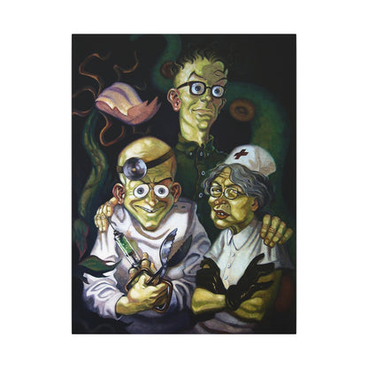 Maniac Mansion - Edison familieportret - Canvas Printify