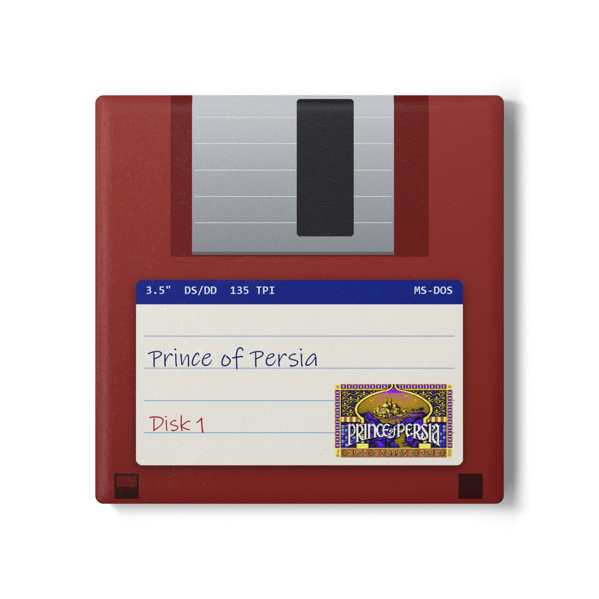 Prince of Persia - Floppy Onderzetter Printify