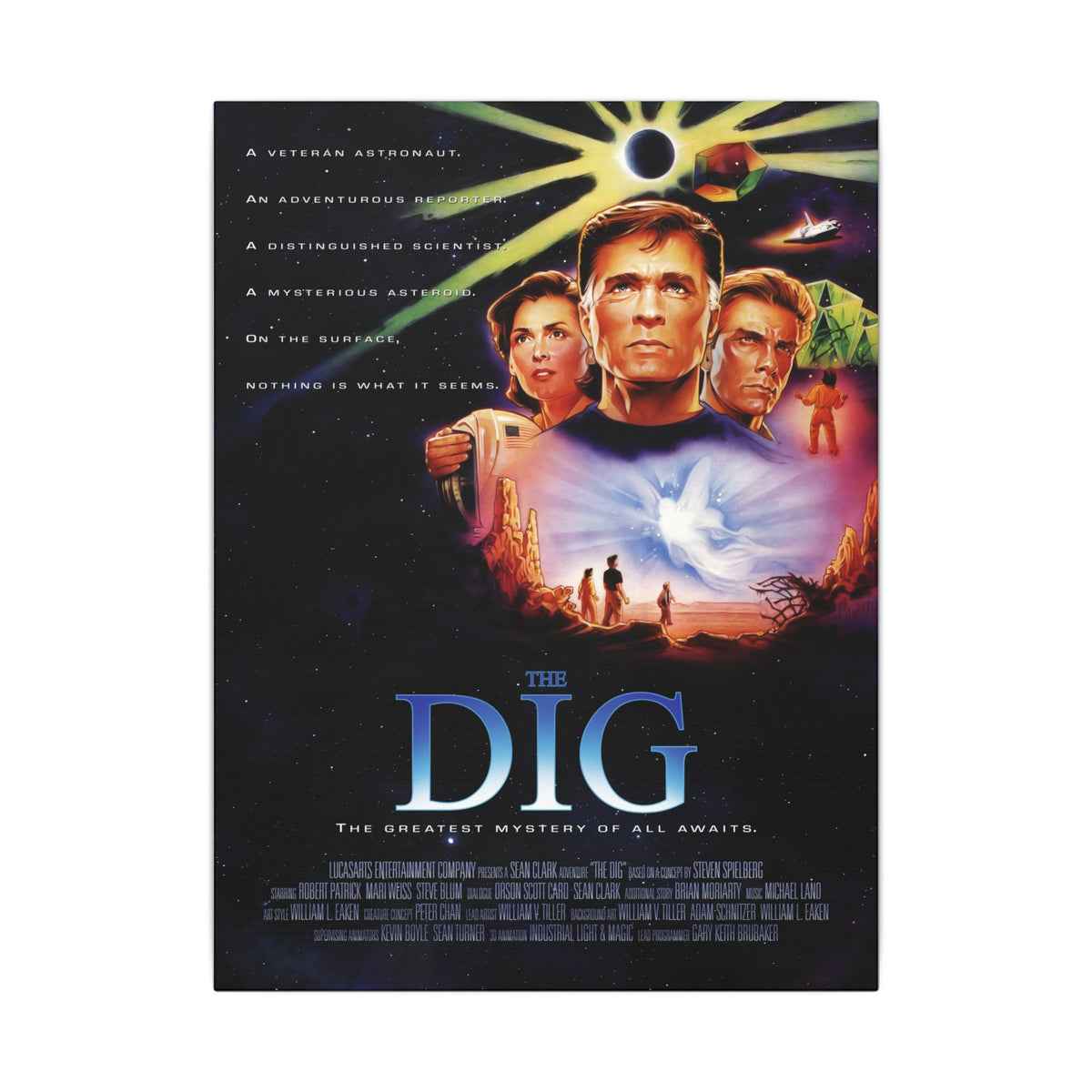 The Dig (filmposter) - Canvas Printify