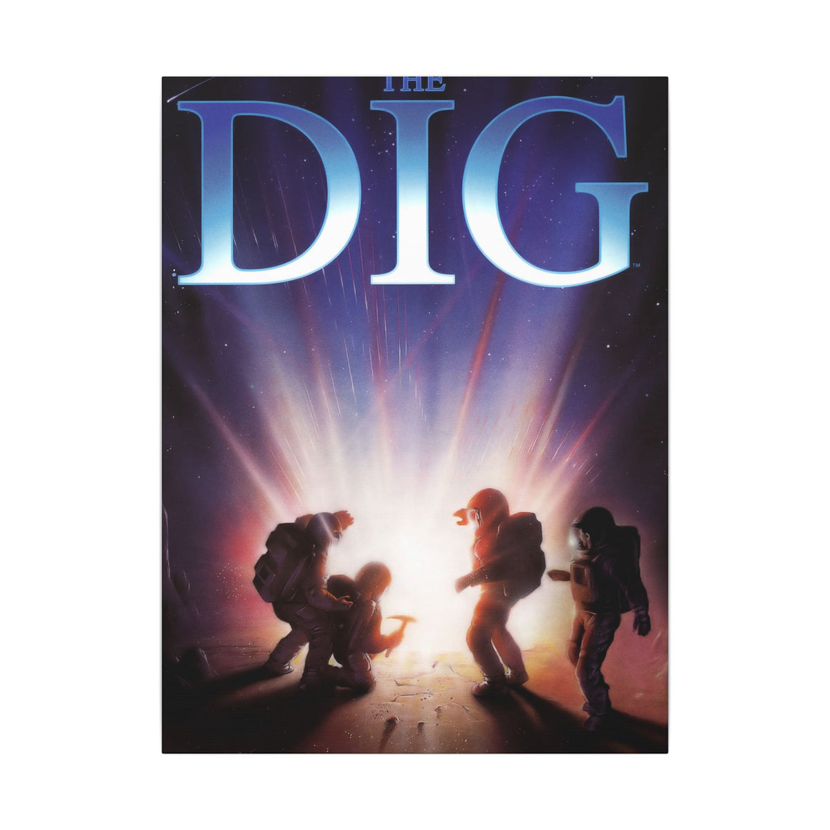 The Dig (astronauten) - Canvas Printify