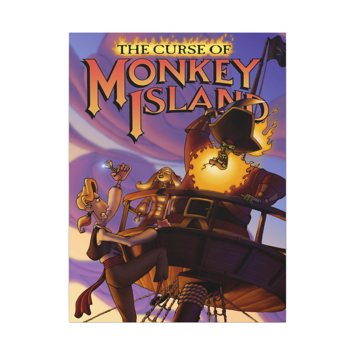 The Curse of Monkey Island - Canvas Printify