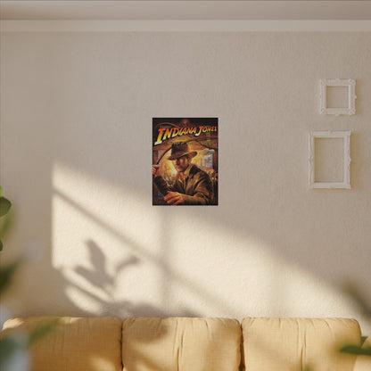 Indiana Jones and the Staff of Kings (met zweep) - Canvas Printify