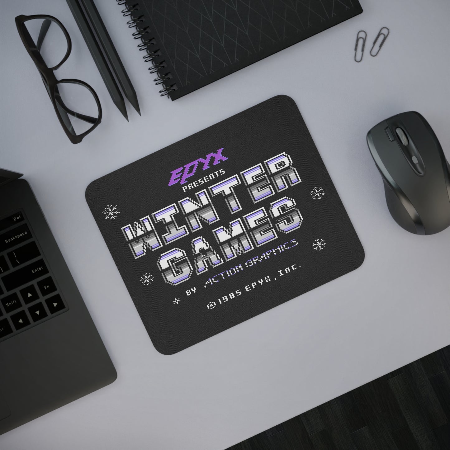 Winter Games Desk Mouse Pad