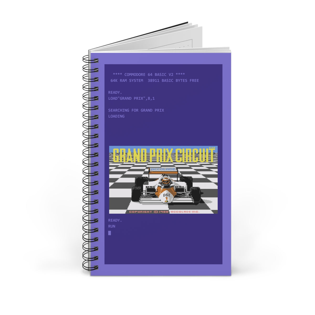 Grand Prix Circuit - Notitieboek Printify