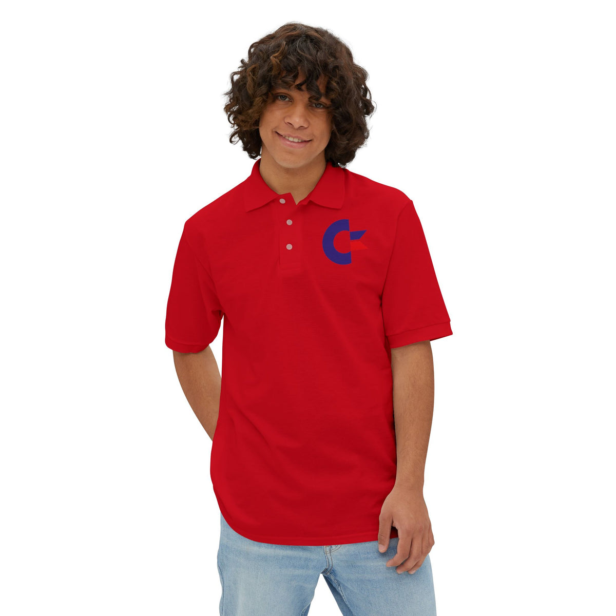 Commodore Logo - Polo Printify