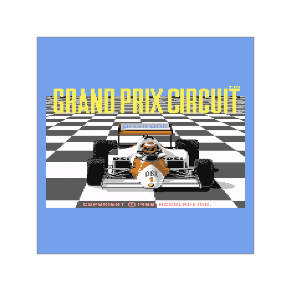 Grand Prix Circuit - Sticker Printify