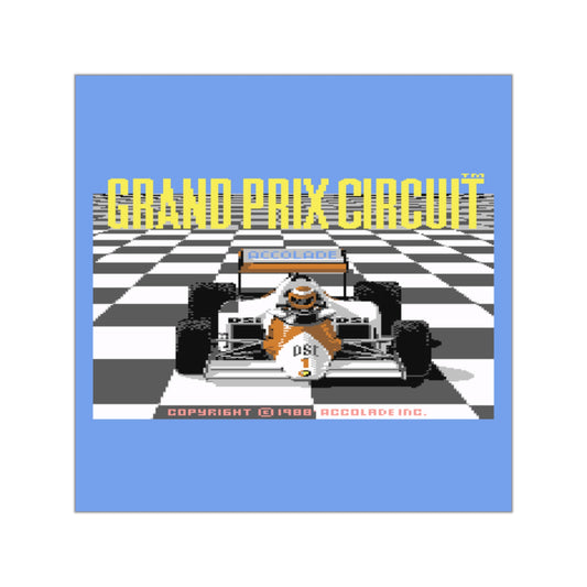 Grand Prix Circuit - Sticker Printify