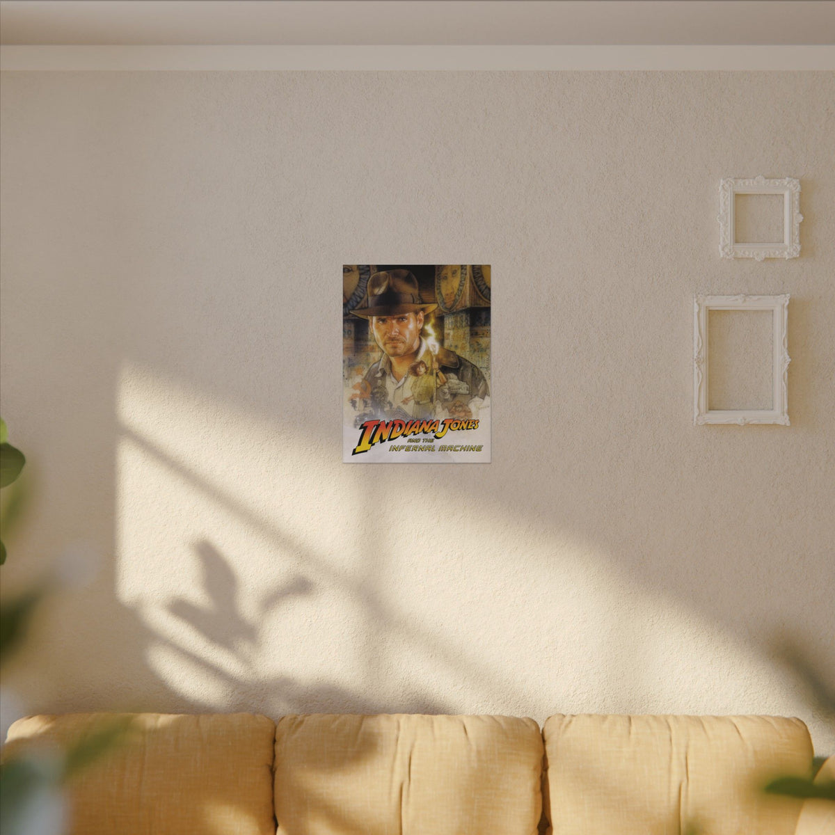 Indiana Jones and the Infernal Machine (logo onder) - Canvas Printify