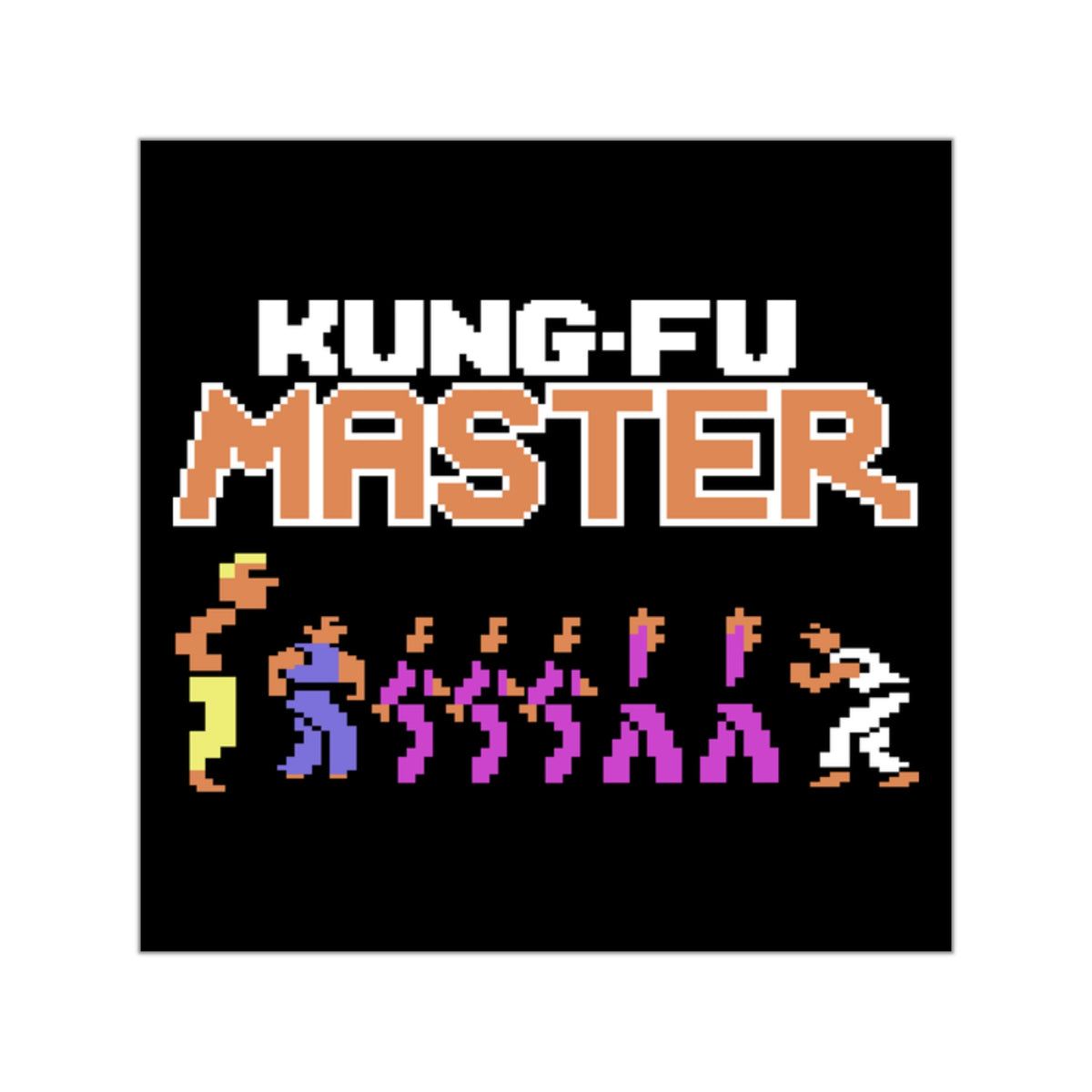 Kung-Fu Master - Sticker Printify