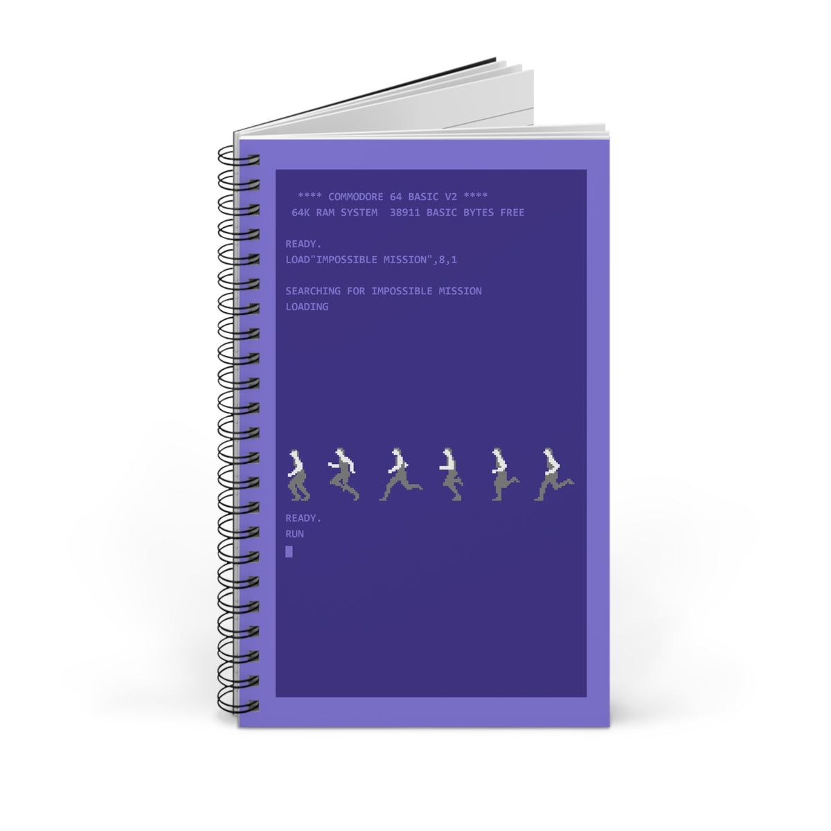 Impossible Mission Runner - Notitieboek Printify