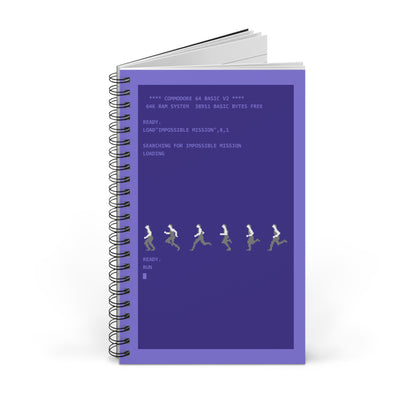 Impossible Mission Runner - Notitieboek Printify