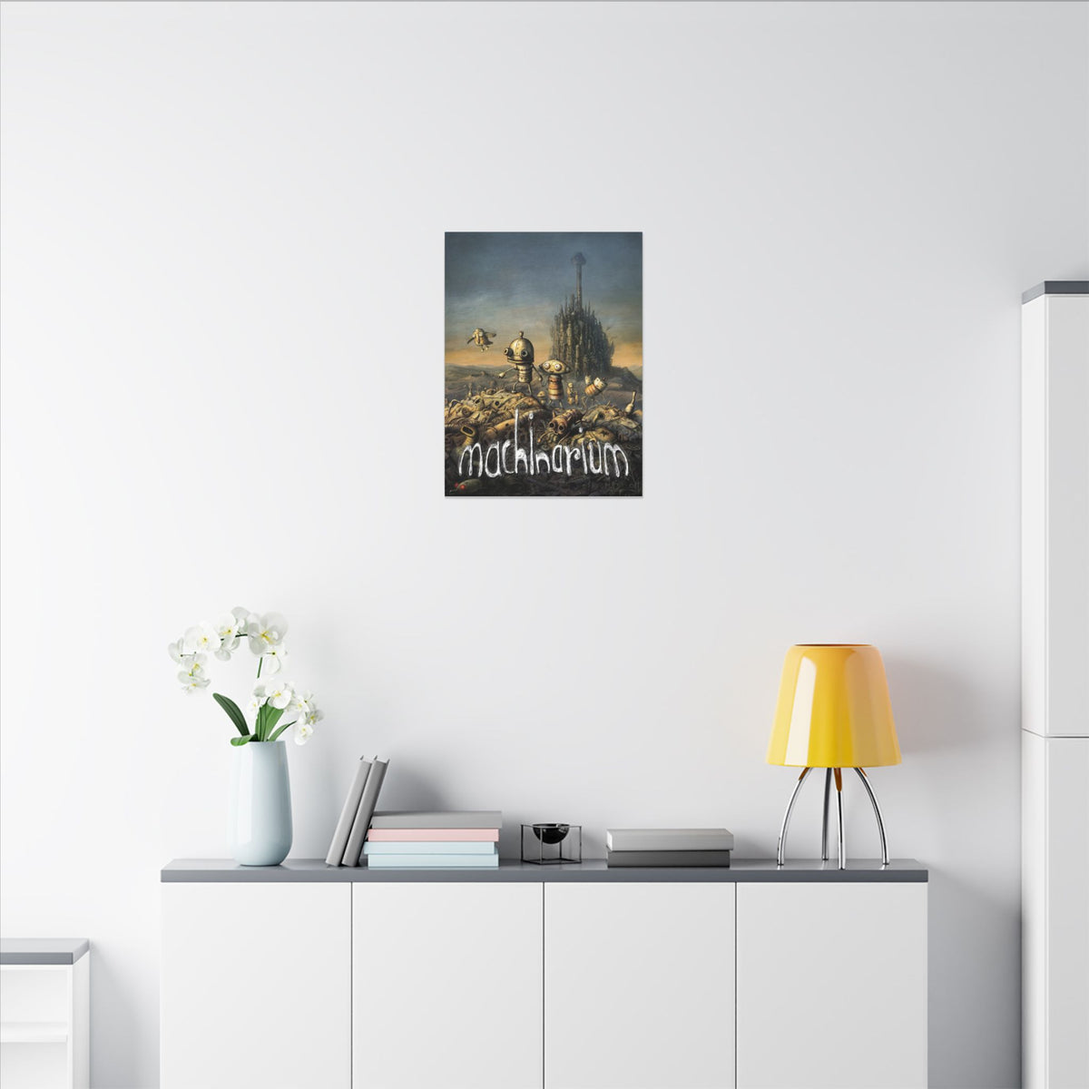 Machinarium (met logo) - Canvas Printify