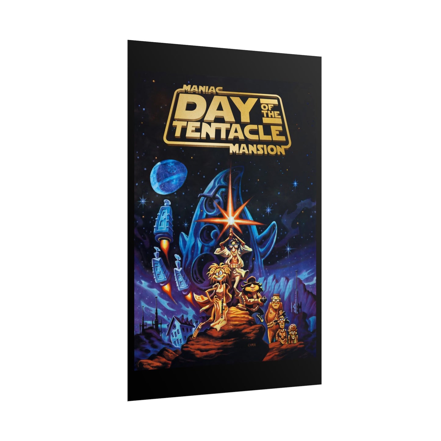 Day of the Tentacle Poster Star Wars