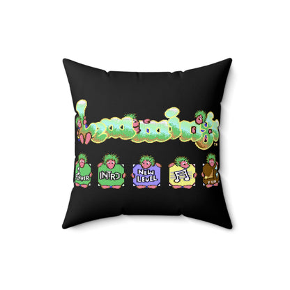 Lemmings Spun Polyester Square Pillow 
