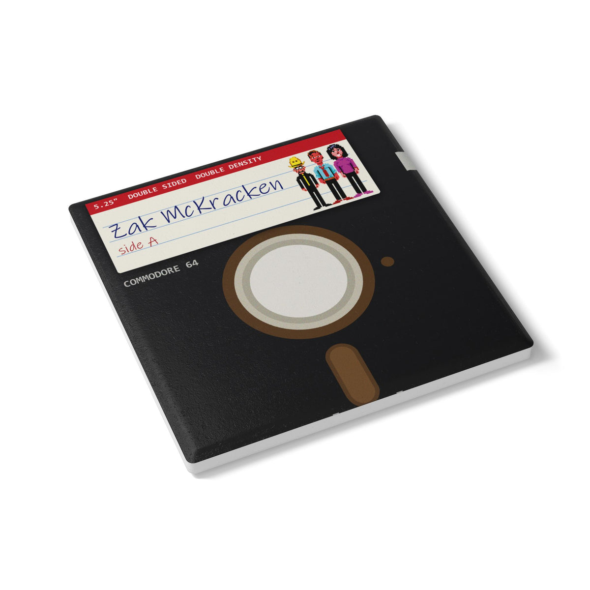 Zak McKracken - Floppy Onderzetter Printify