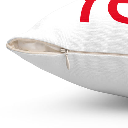 Novell Spun Polyester Square Pillow 