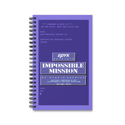 Impossible Mission Title - Notitieboek Printify