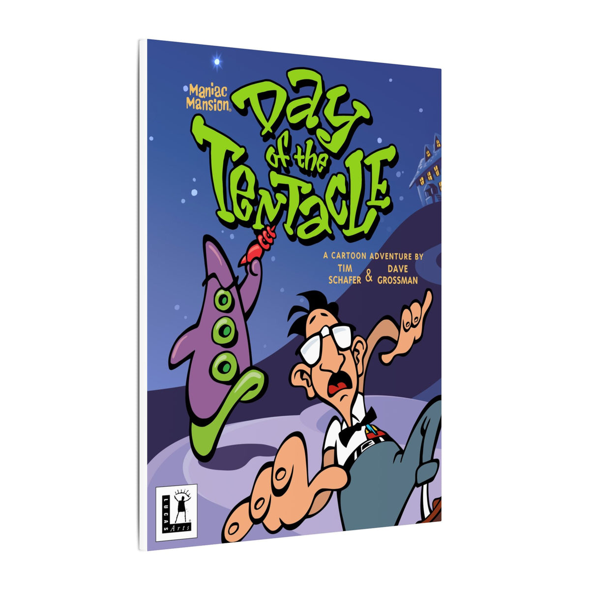 Day of the Tentacle - Remastered Cover Art - Canvas Printify
