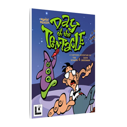 Day of the Tentacle - Remastered Cover Art - Canvas Printify