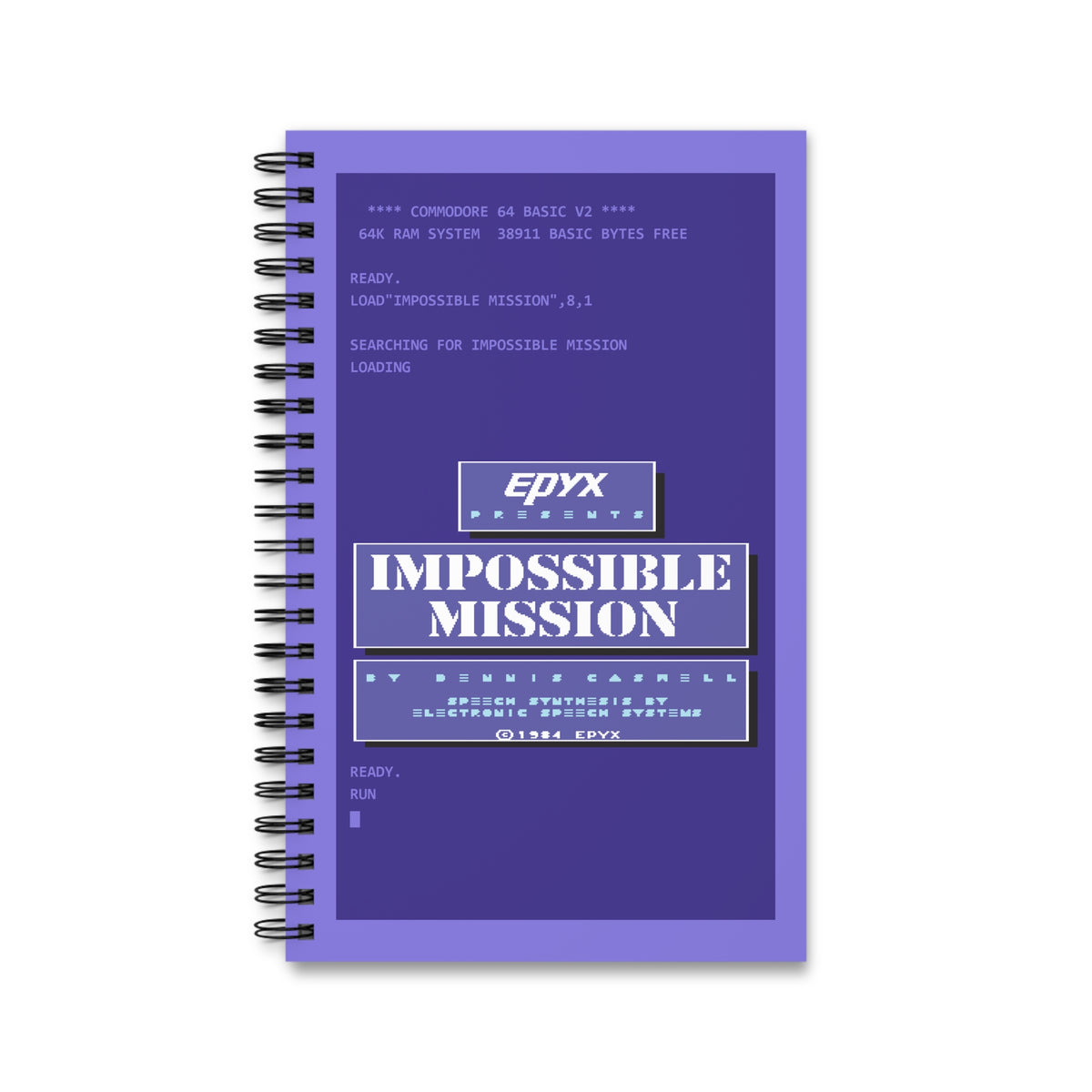 Impossible Mission Title - Notitieboek Printify