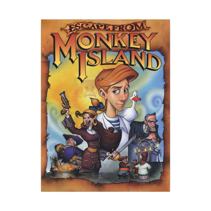 Escape from Monkey Island - Canvas Printify